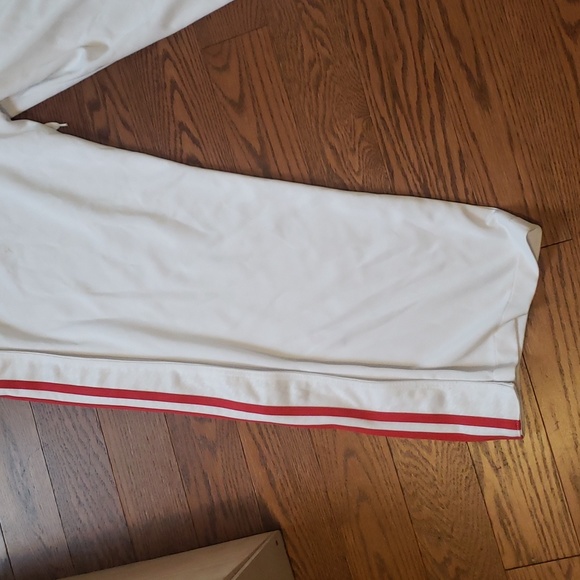 Adidas/Toronto Raptors White & Red Tear Away Open Pants - Picture 16 of 16